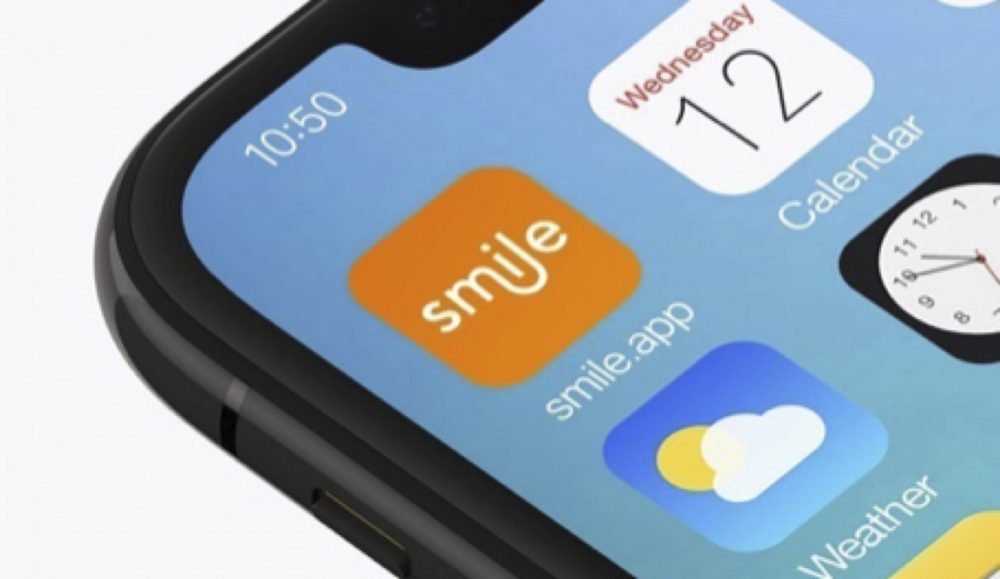 Smartphone mit Smile App